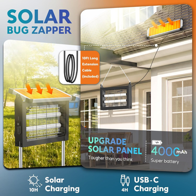 GroundGuard Sentinel — Solar Bug Zapper