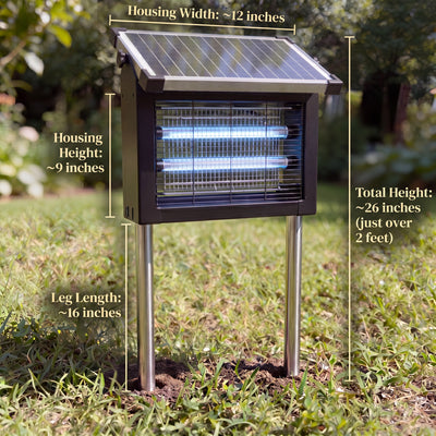 GroundGuard Sentinel — Solar Bug Zapper