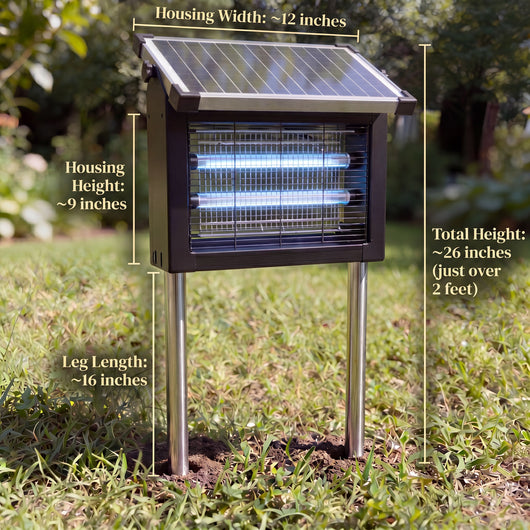GroundGuard Sentinel — Solar Bug Zapper